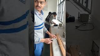 physics practical to identify the resistance of a given wire using meter bridge [upl. by Tharp]