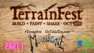 Establishing a Baseline  TerrainFest2023 OnTableTopCom  Moonstone and Printable Scenery Unite [upl. by Annazor]