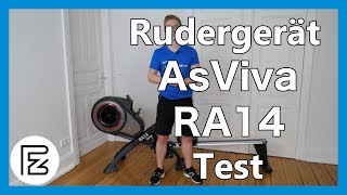 Rudergerät AsViva RA14 im Test  Magnetwiderstand [upl. by Blinnie788]