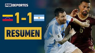 😲⚽ ¡EMPATE DEL CAMPEÓN DEL MUNDO  Venezuela 11 Argentina  SAWCQ  HIGHLIGHTS [upl. by Aivato808]