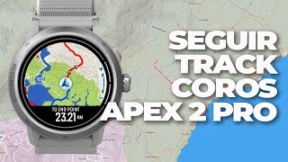 Navegación de un track en montaña con Coros Apex 2 Pro [upl. by Inaluiak]