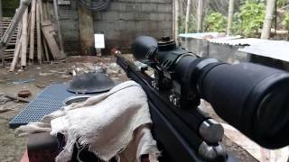 ARMSCOR  Zeroing my scope  Air Riffle Hobbies Philippines TAGALOG [upl. by Ettenaej]