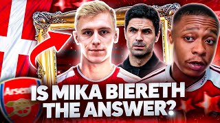 Could Mika Biereth solve Mikel Artetas striker problem [upl. by Harimas]