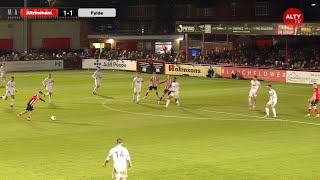 CHRIS CONNCLARKE  Worldie winning goal against AFC Fylde  Altrincham FC [upl. by Ailgna]