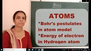 ATOMS in 28 Minutes  Full Chapter Revision  Class 12th NEET [upl. by Bartolome]