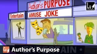 Authors Purpose Song – Learn Comprehension – Learning Upgrade App [upl. by Benkley86]