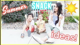 Summer Snack Ideas for Toddler amp Mommy 2017 ☀️ [upl. by Airetal359]