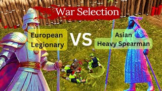 Legionary vs Heavy Spearman  War selection 1v1 [upl. by Eceer382]