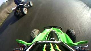 Kawasaki KFX450R VS Kawasaki KFX700 [upl. by Stichter621]