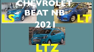 CHEVROLET BEAT NB 2021 LS LT amp LTZ ANÁLISIS INTERIOR Y EXTERIOR [upl. by Anaihr]