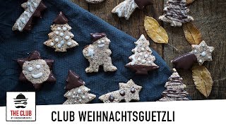 Weihnachtsguetzli  theclubch  Rezept 138 [upl. by Ahsito248]