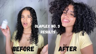 Olaplex No3 Review  For DAMAGEDTRANSITIONING Curls [upl. by Fulton517]