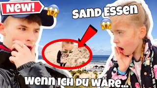 Wenn ich Du Wäre… mit meiner SCHWESTER Am STRAND 🏝️ IN KIJKDUIN Niederlande 😱😂 [upl. by Anchie]