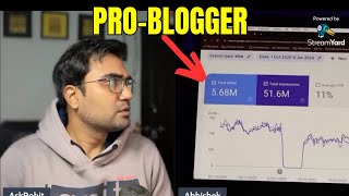 Pro Blogger  32 लाख 2 साल में कमाया BLOGGING से Telegram Niche पर काम कर के [upl. by Notserp667]