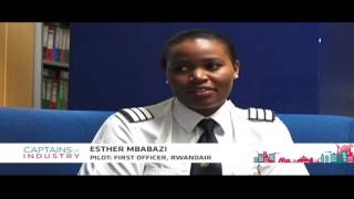 Rwandas first female pilot speaks on conquering the skies [upl. by Nally]