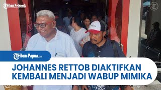 Terima SK Mendagri Johannes Rettob Kembali Aktif sebagai Wabup Mimika [upl. by Kotz]