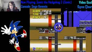 Sonic the Hedgehog 2 Genesis  Sky Chase  Wing Fortress  Death Egg FINAL  Sonic [upl. by Rekoob]