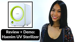 Review  Demo Haenim UV Sterilizer  BabyScoops [upl. by Butch287]