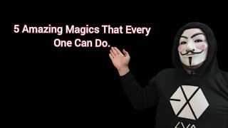 5 Amazing Magic Tricks That Every One Can Do Revealed 😱😱😇😇🪄🪄How to do magic magiciantricks [upl. by Keyes]