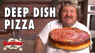 ChicagoStyle Deep Dish Pizza  Cookin Somethin w Matty Matheson [upl. by Dadelos]