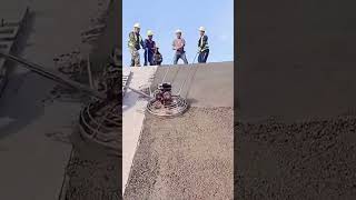 Cement slope protection smoothing process Good tools and machinery can increase work efficiency [upl. by Trefler]