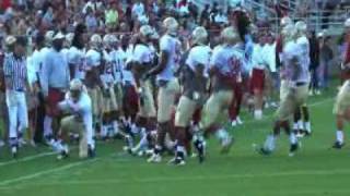 Florida State Football Spring Game Highlights [upl. by Kcirdde]