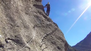 Gabi SimplonKlettersteig 1440 M  Simplonpass Wallis 🇨🇭 [upl. by Iaw]