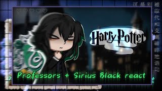 Professors  Sirius Black react to Harry Potter 4 [upl. by Blalock]