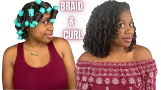 Braid amp Curl using Perm Rods [upl. by Persse]