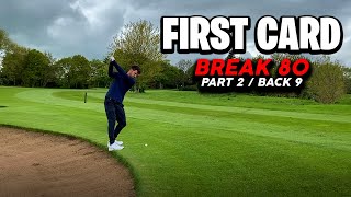 18 Hole Card For Handicap  BREAK 80  Woolley Park  Part 2 [upl. by Torto]