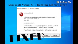 FIXED Microsoft Visual C Runtime Library Error in Windows 11 amp 10  PC Error Fix [upl. by Kcitrap]