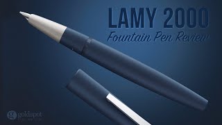 Lamy 2000 Fountain Pen Review [upl. by Ancier]