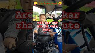 Trending video 😲 Cute baby drive in tractor kids kidssong rhymes funny pyarabeta cutebaby [upl. by Ingmar217]