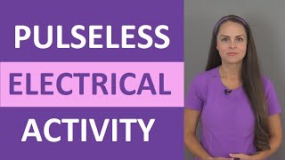 Pulseless Electrical Activity PEA ECG Rhythm Interpretation Nursing NCLEX ACLS Review [upl. by Ahsyla667]