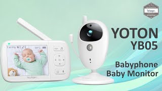 YOTON Babyphone Camera 32  Yoton YB05 Baby Monitor  Unboxing [upl. by Recor]