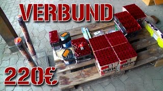 220€ Feuerwerk Verbund  Aufbau amp Zündung  FireworksandBalloons [upl. by Maples]