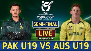 Live Pakistan U19 Vs Australia U19 U19 World Cup 2024  2nd SemiFinal Match Playing XI amp Pitch [upl. by Ardnaek145]