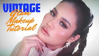 Vintage Glam Makeup Tutorial  Transform Your Look  Makeup by Pierre Jean [upl. by Atiuqad]