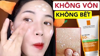 CÁCH BÔI KEM CHỐNG NẮNG LAROCHEPOSAY ANTI SHINE CỰC ĐẸP KHÔNG VÓN KHÔNG BẾT❗️ [upl. by Bolen108]