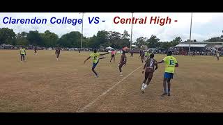 CLARENDON COLLEGE 0 VS CENTRAL HIGH 1  2ND HALF  DACOSTA CUP 2024 [upl. by Fortunia813]