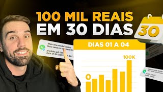 DESAFIO 100K EM 30 DIAS COMO AFILIADO  DIA 04 [upl. by Janeva]