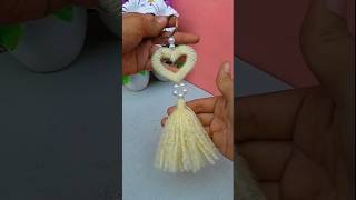 Handmade keychain❤ trending diy ektascreativity craft art [upl. by Fredia837]