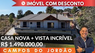 🍁 CASA NOVA COM VISTA INCRÍVEL EM REGIÃO COM MUITA NATUREZA  CAMPOS DO JORDÃO  R 1550000 [upl. by Russia]