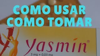 Como usar tomar a pílula yasmin® [upl. by Norat952]