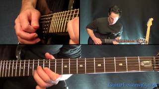 Slither Guitar Lesson Pt2  Velvet Revolver  Solo [upl. by Apur]