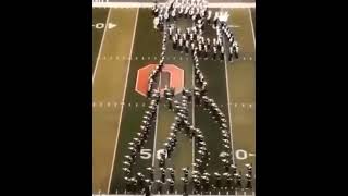 During the Ohio State vs Iowa game the band honored Michael Jackson with a moonwalk performance [upl. by Nuajed]