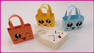 DIY  Mini Bolsas de regalo de papel  manualidades [upl. by Jobye]