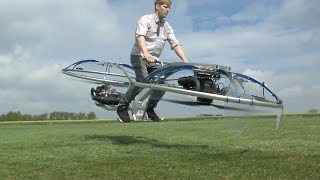 Homemade Hoverbike [upl. by Elleved]