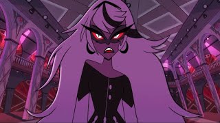 all carmilla carmine scenes season one  hazbin hotel scene pack [upl. by Esinad]