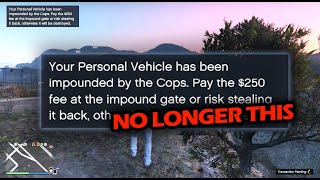 How to get Impounded Car BACK in GTA Online [upl. by Derwon]